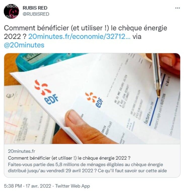 Chèque énergie 2022 voici la liste des départements concernés cette