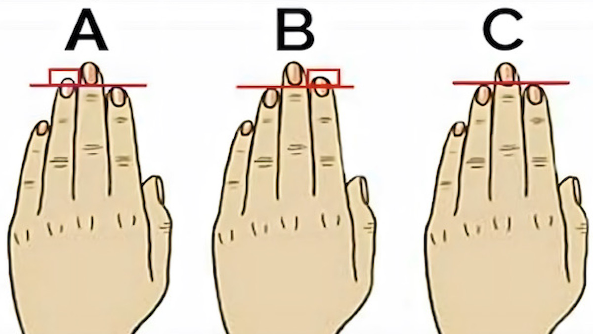 La taille de vos doigts révèle la vérité sur votre personnalité – qu’en dit la vôtre ?