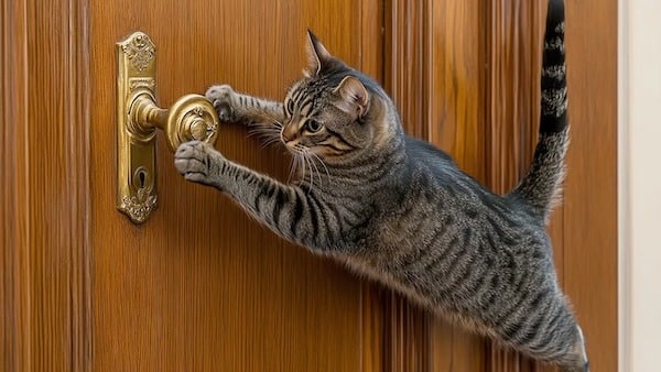 Pourquoi les chats n'aiment pas les portes fermées, selon les spécialistes