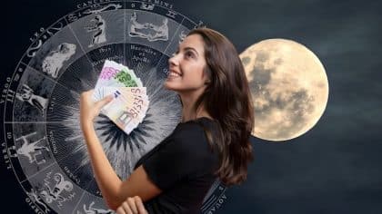 4 signes astrologiques auront de l'argent entre les mains avec l'arrivée de la lune décroissante