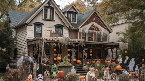 La réponse hilarante d’un voisin aux critiques sur la décoration d’Halloween est devenue virale !