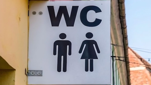 La véritable signification du panneau « WC » à l'entrée des salles de publique