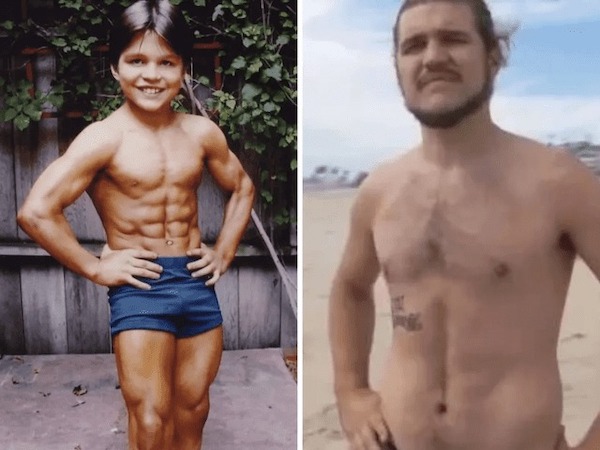 Le parcours fascinant de Richard Sandrak, "le Petit Hercule", qui a 30 ans vous surprendra par sa transformation