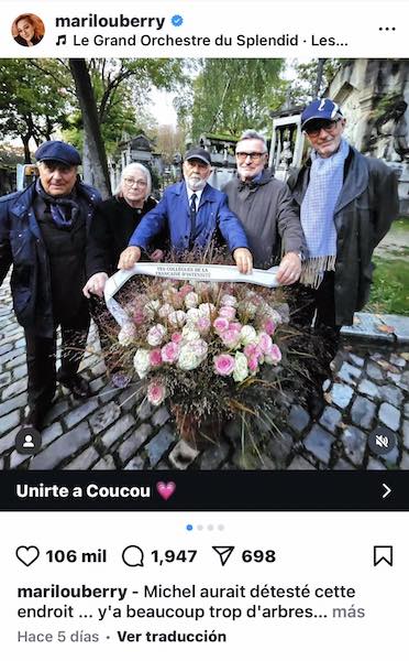 Marilou Berry révèle des clichés de la troupe du Splendid s'amusant aux funérailles de Michel Blanc