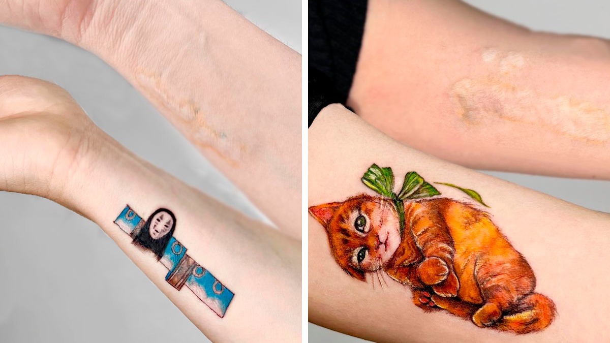 Des tatouages ​​qui aident à transformer vos cicatrices en quelque chose de beau