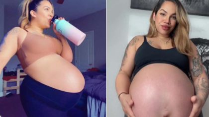 Le ventre de cette femme enceinte était si gros que les gens pensaient qu'il y avait 8 bébés