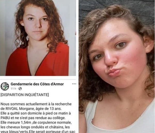 "Reviens à la maison vite mon cœur" : Morgane, 13 ans, s'évapore mystérieusement entre sa maison et l'arrêt de bus