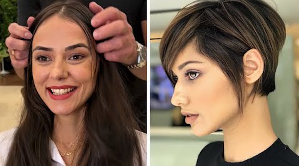 Une femme réalise une transformation incroyable en se coupant les cheveux après 25 ans