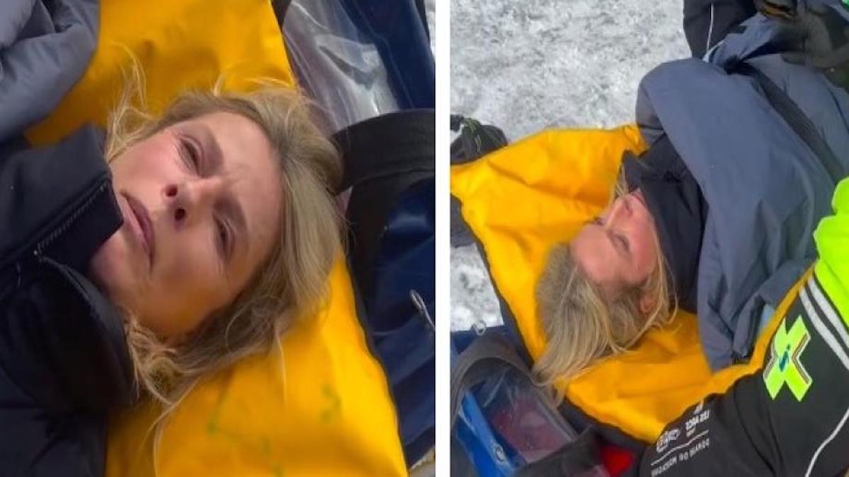 Karin Viard : un accident de ski au Festival des Arcs