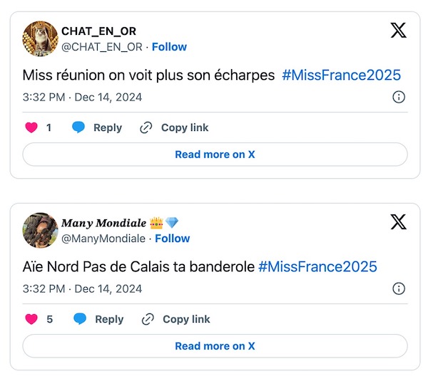 Miss France 2025 : Miss Nord-Pas-de-Calais et deux candidates victimes d'un imprévu sur scène dès le départ