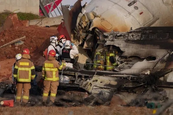 Tragédie en Corée : 179 victimes dans un crash d’avion, des enfants portés disparus...