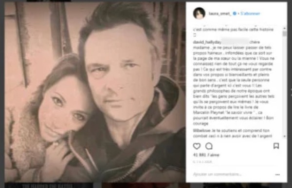 David Hallyday s'exprime pour soutenir sa demi-soeur Laura Smet contre les critiques