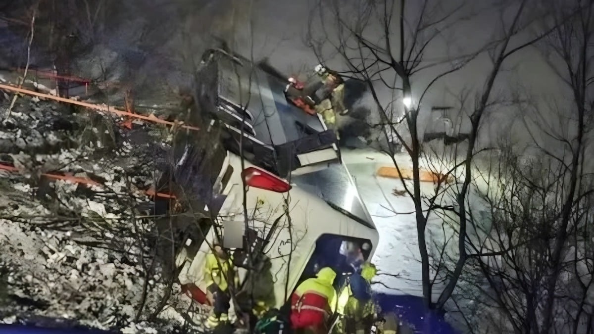 Incroyable drame en Norvège : un bus de vacanciers français plonge dans un lac