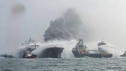 Accident en mer du Nord : le commandant du porte-conteneurs interpellé